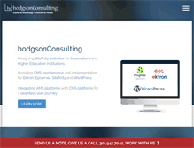 Tablet Screenshot of hodgsonconsult.com